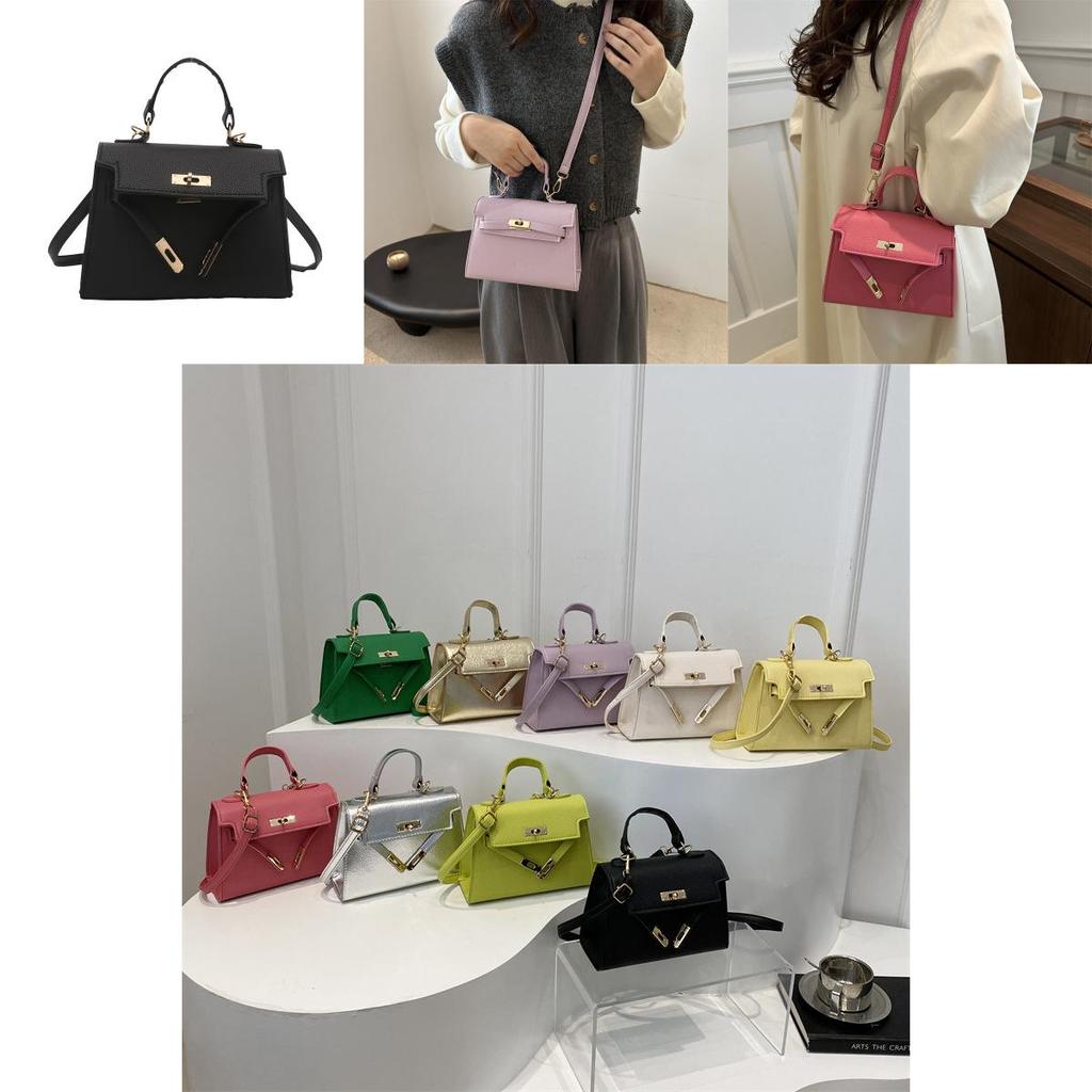 Трендовая городская минималистичная сумка Kelly для женщин в различных цветах, идеально подходящая для осенне-зимних нарядов.