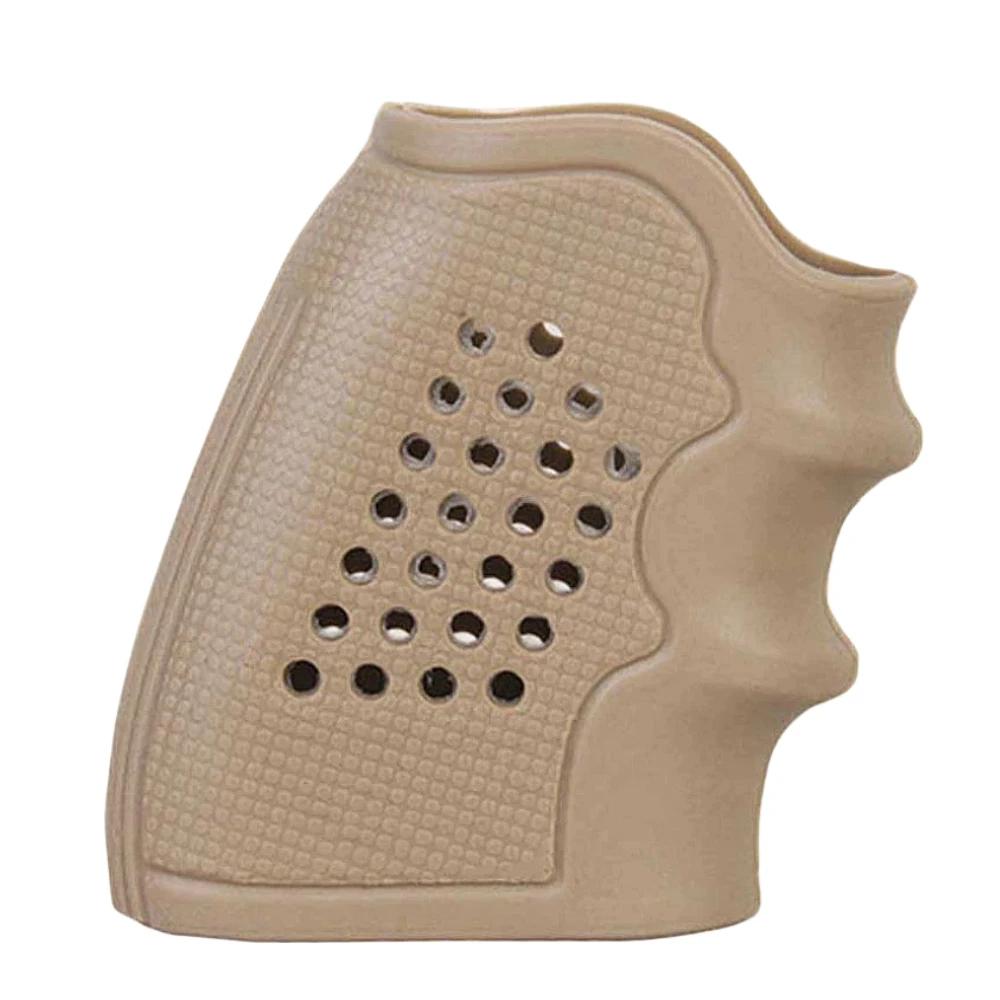 Резиновые нескользящие резиновые рукоятки для пистолета на открытом воздухе, нескользящие револьверные пистолеты, пейнтбольные пневматические винтовки, аксессуары для кемпинга