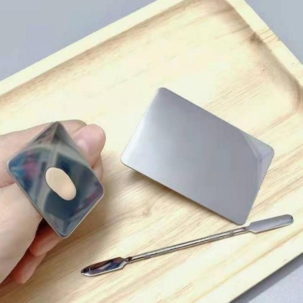 Daily Fill Nail Shop Semi-Permanent Mixing Ring Mini Palette Spatula Set, Large, 1 Piece