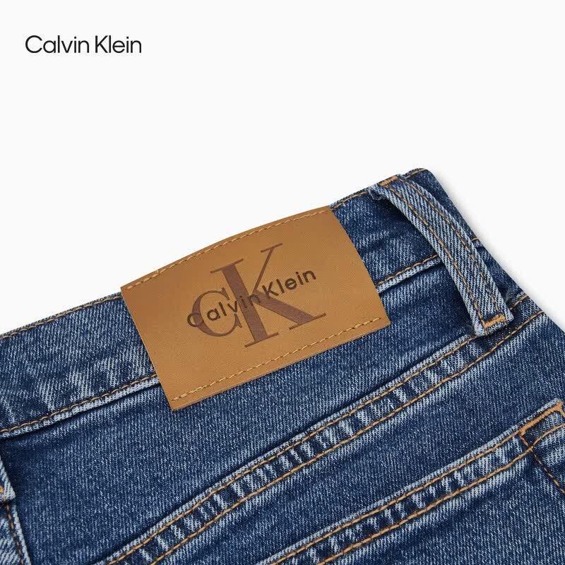 Calvin Klein Женские джинсы американского ретро с высокой талией и широкими штанинами 47H968G