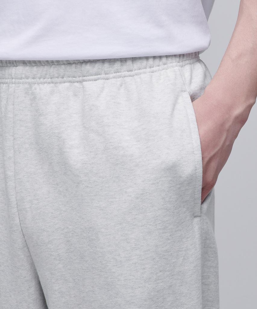 MUSINSA STANDARD Wide Sweatpants [Melange Light Gray]
