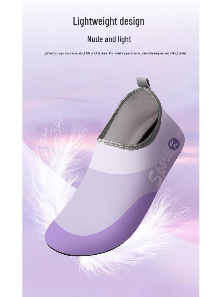 Женские бесшумные нескользящие амортизирующие фитнес-кроссовки – легкие кроссовки с мягкой подошвой для танцев, йоги, скакалки и тренировок