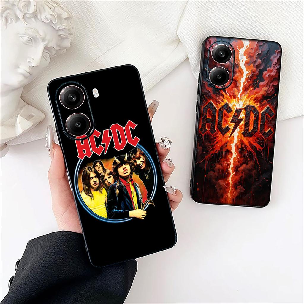 A-Acdc Poster Coque Phone Cover for Samsung Galaxy A06 A05 A14 A50 A51 A52 A12 A13 A23 A70 A07 A25 A26 A72 A56 Casing Coque Case
