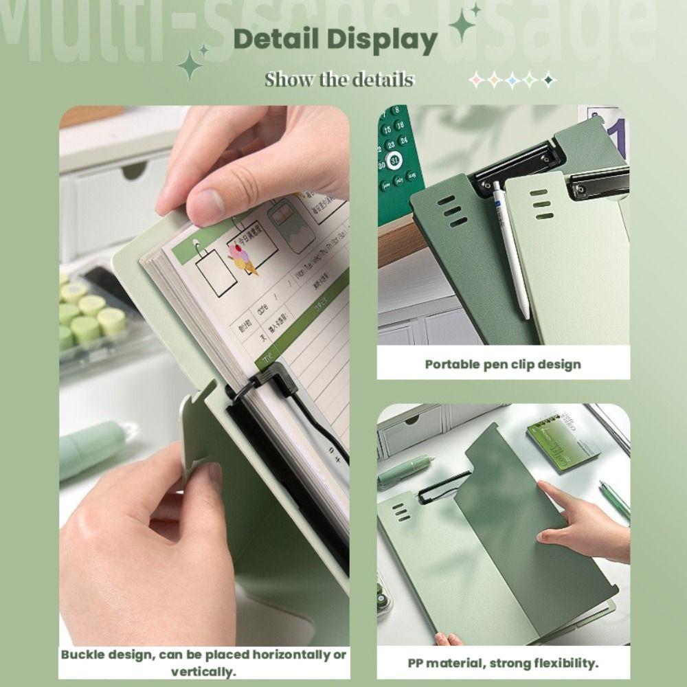 Dual-use Verhical Plate Clamp Multifunction Clipboard Multifunctional A4 File Folder School Office