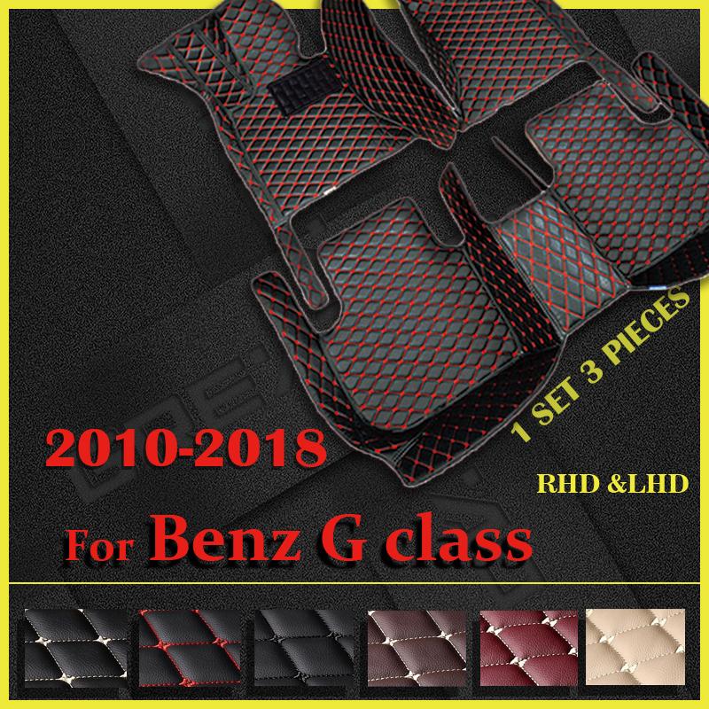 Автомобильные коврики для BENZ G class Four door W463 2010 2011 2012 2013 2015 2016 2017 2018 Custom auto foot Pads