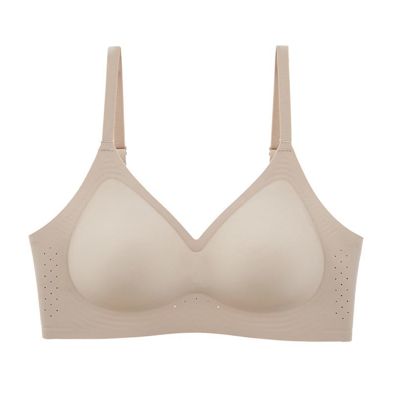 Women S Push Up Bra Thick Fixed Cup Seamless No Underwire For Small Bust