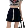 Fake Two Sports Shorts Women's Summer High-waisted Design Sense of Anti-slip A-line Short Culottes