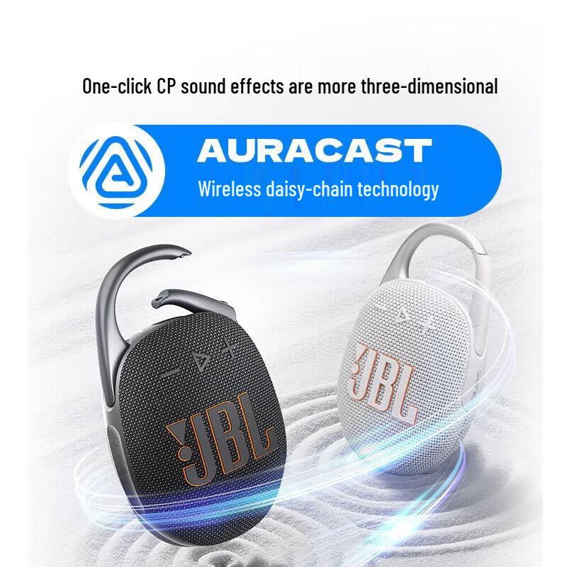 JBL Портативная Bluetooth-колонка CLIP5, штепсель CN (адаптер в комплекте)