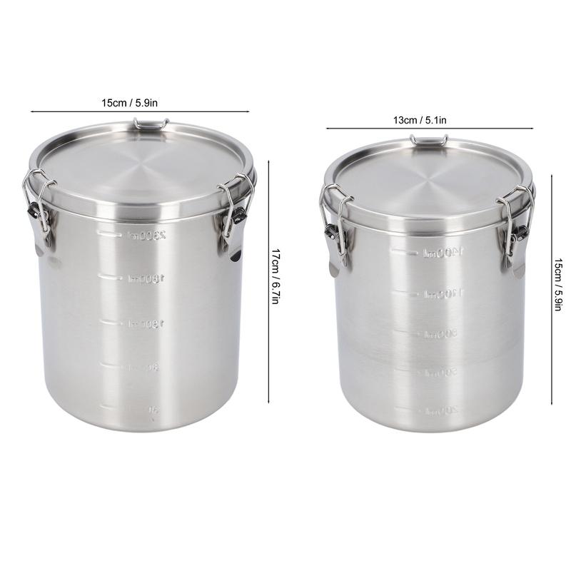 Pet Food Storage Container Leakage Proof Rust Resistant Use Cat Dog Food Storage Holder Bin Airtight for Home Kitchen