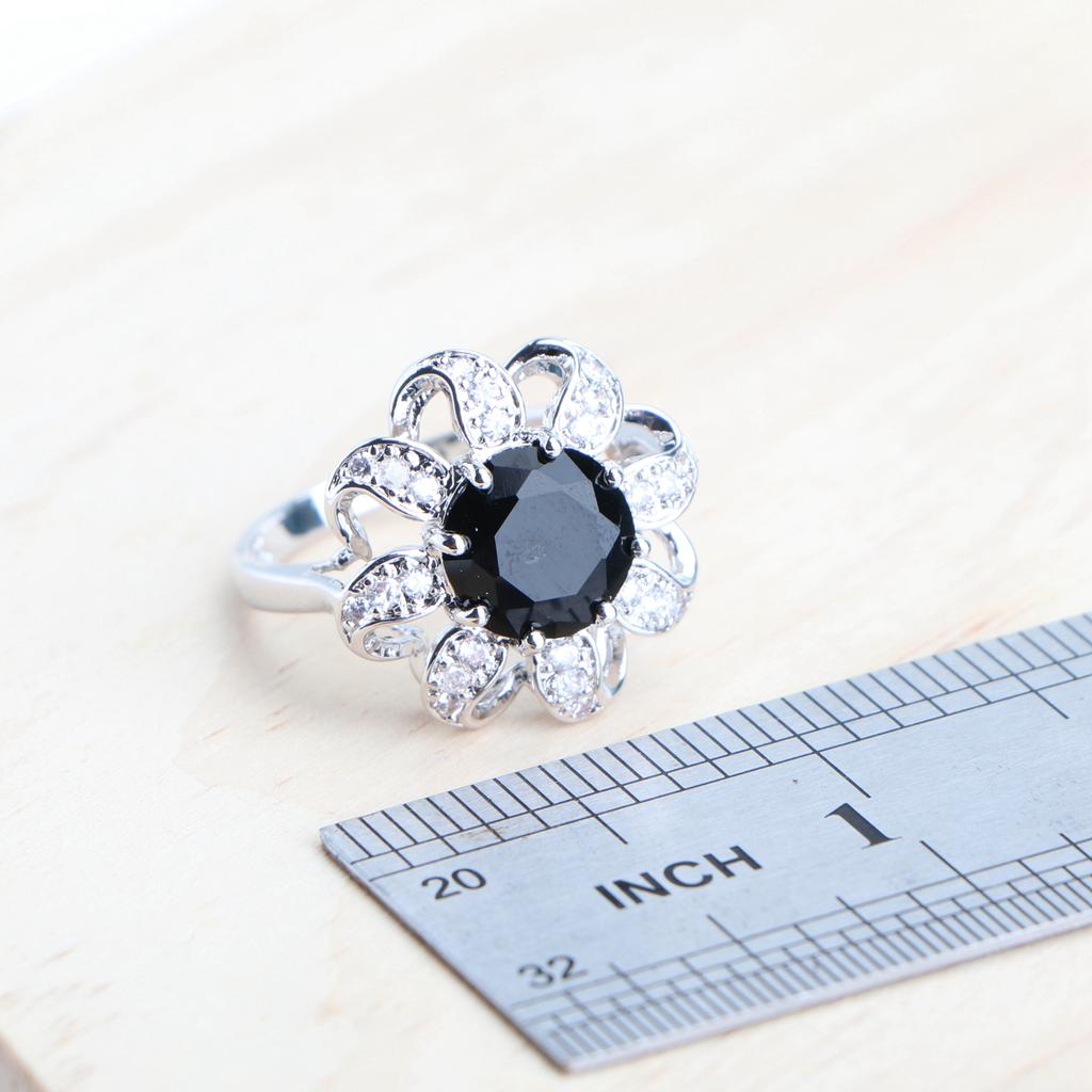 Wedding Cubic Zircon Jewelry Set For Women Bridal Rings/Bracelets/Earrings/Pendant Necklace Set