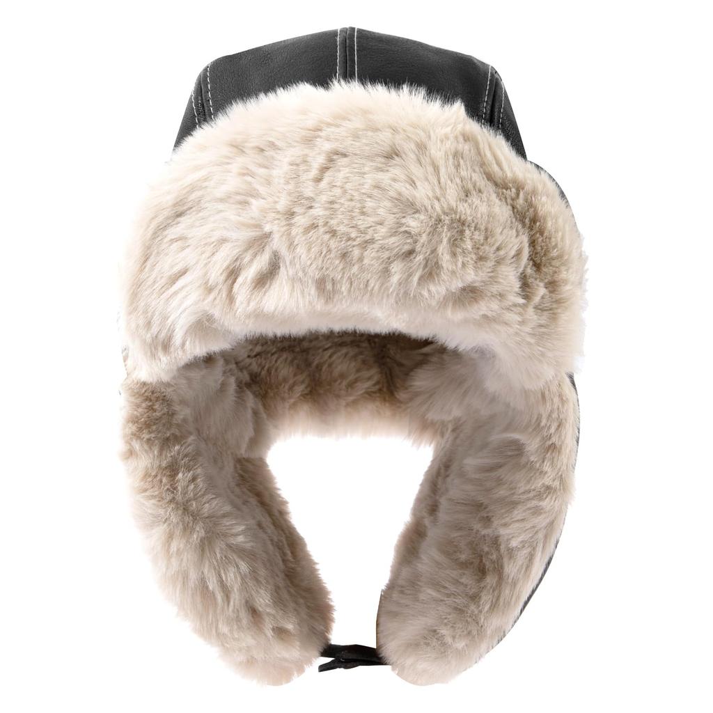 Кепка-ушанка для полетов в холодную погоду, пилотская, с защитой ушей, идеально подходит для активного отдыха осенью и для альпинизма, толстая, водонепроницаемая, с отворотами, пушистая,