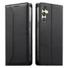 Stitched Line Magnetic RFID Vegan Leather Phone Case, Card Slots Wallet Shockproof Protective Flip Cover For Samsung Galaxy A06 / A07 4G / 5G