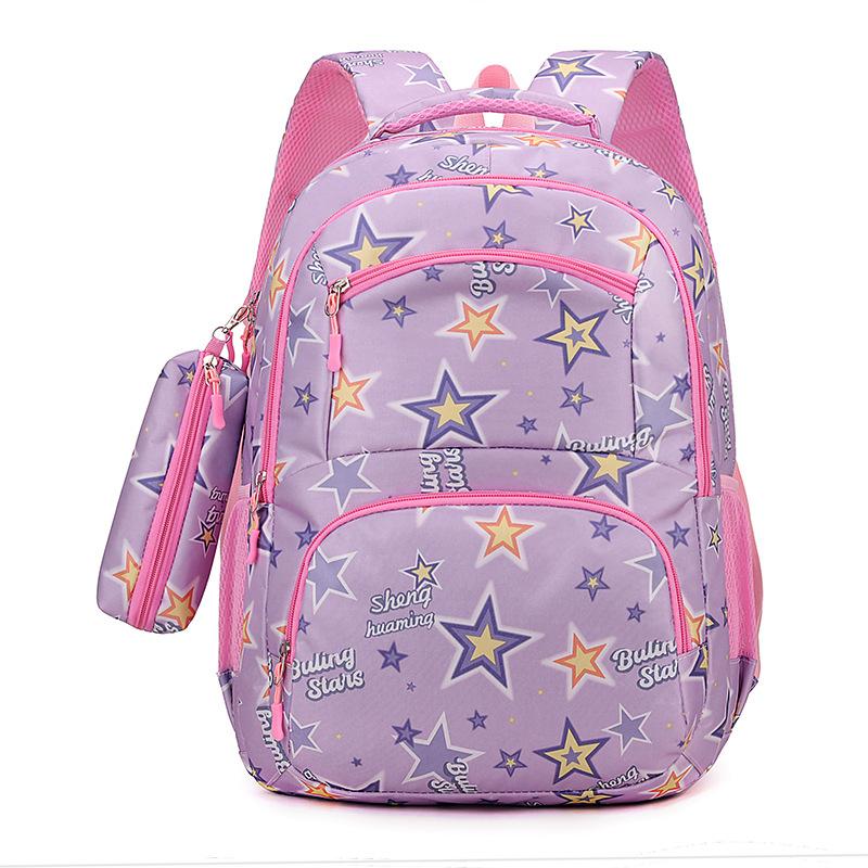 New Middle and High School Students Schoolbag Large Capacity Fresh and Cute Backpack Casual Simple Travel Backpack