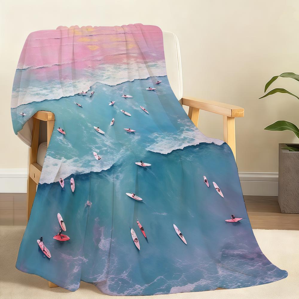 SSummer Villain SSwimming Blanket For Soft Throw Blanket for Picnic Bed Sofa Home Bedroom Cozy Warm Comfortable