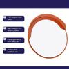 This is a large, round, convex safety mirror designed for outdoor use, featuring a wide field of vision and a plastic frame. Easy to assemble