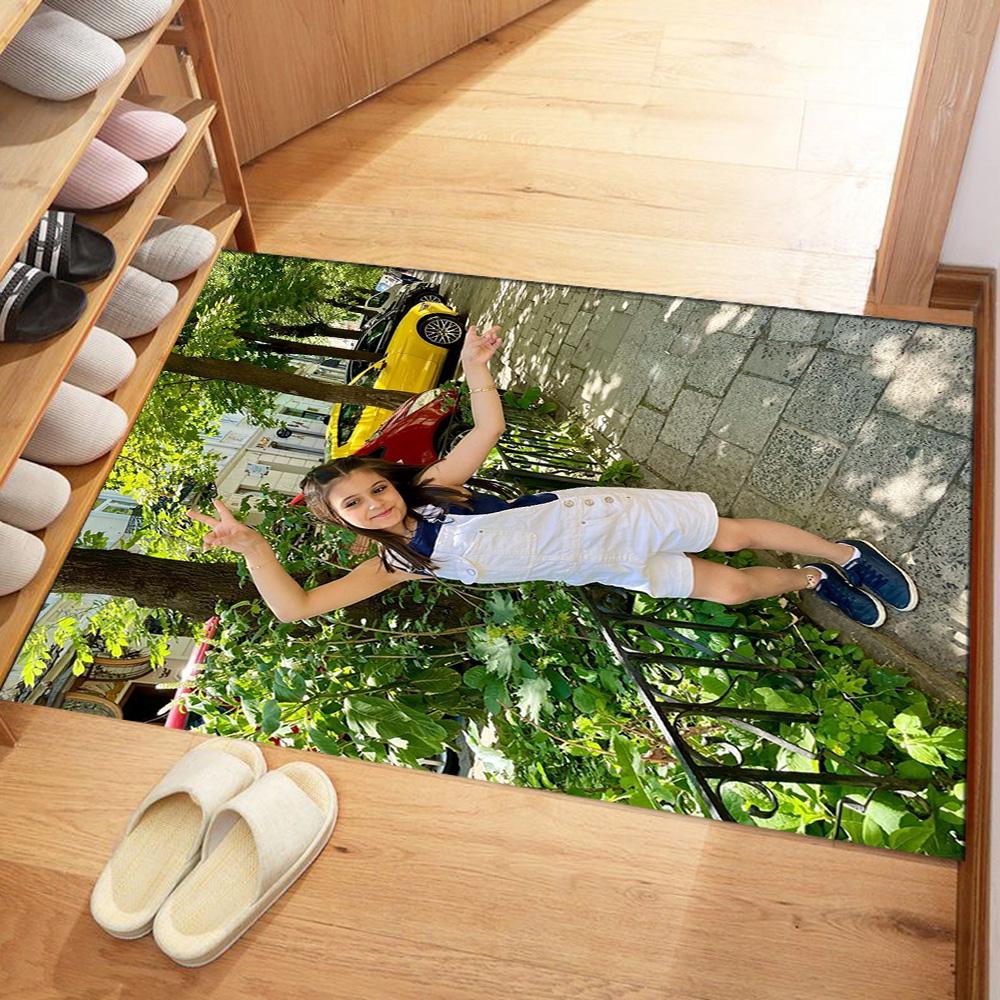 Customize Photos Personalized image Area Rug Perfect for Balcony Dormitory Game Room Kitchen Antislip Carpet Decorate Offices Spiritual Gift