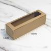 20Pcs with Clear Window Macaron Boxes Kraft Paper Cupcake Boxes with Window  Wedding Gift