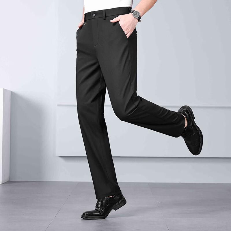 ROMON Мужские брюки прямого кроя в стиле business casual
