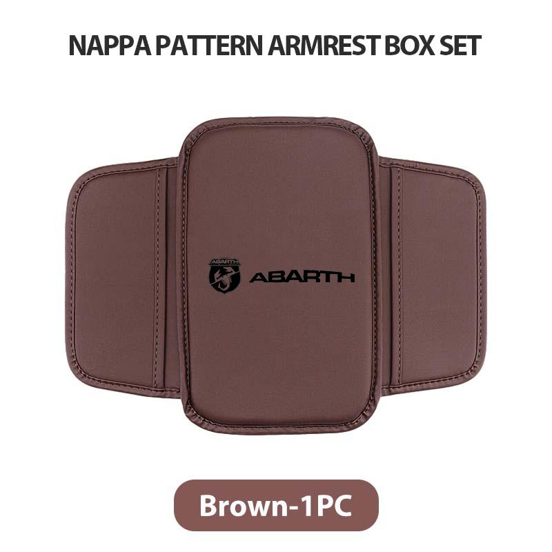 For Abarth Car Console Container Armrest Covering Protective Cover FIAT Bravo Cronos Ducato Doblo Freemont Idea Linea Panda V10
