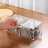 Large Capacity Card Storage Box Acrylic Make Up Organizer Stackable Photo Card Storage Box  Home