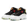 Air Jordan 6 Rings GS Его Воздушество Детские Кроссовки Черный Командно-оранжевый Кумкват 323399-038