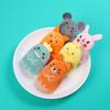 Игрушка Кошачья мята Мультяшная в форме животного Звуковая Устойчивая к царапинам Плюшевая Игрушка с ароматом кошачьей мяты