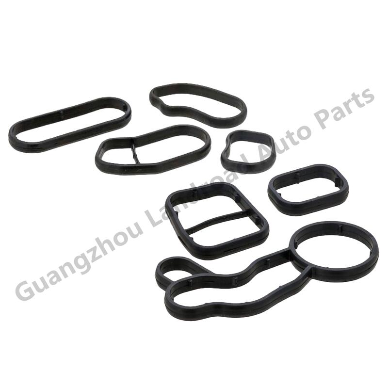 11428591461 11428591460 Engine Oil Filter Housing Oil Cooler Gasket Set For F52 F45 F46 X1 F48 X2 F39 MINI F55 F56 B38 B48 Engine Gaskets 6