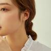 925 Silver plane Earrings Women Simple Wedding Jewelry Accessories