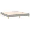 Maison Exclusive - Sommier à lattes de lit avec matelas Gris clair 180x200cm Tissu