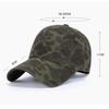 Breathable Camouflage Baseball Cap Curved Brim Outdoor Sports Sun Hat  For Man Women Unisex