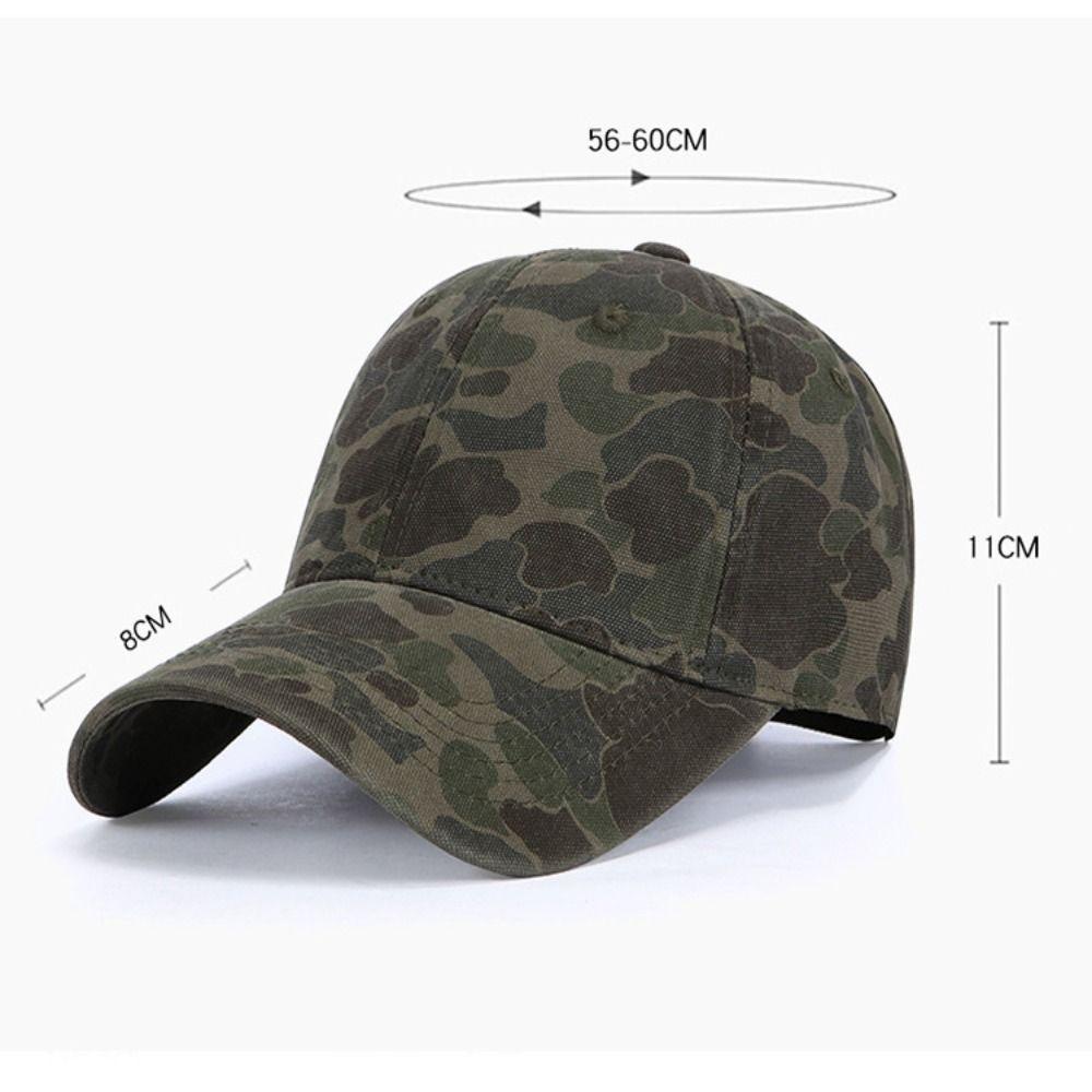 Breathable Camouflage Baseball Cap Curved Brim Outdoor Sports Sun Hat For Man Women Unisex