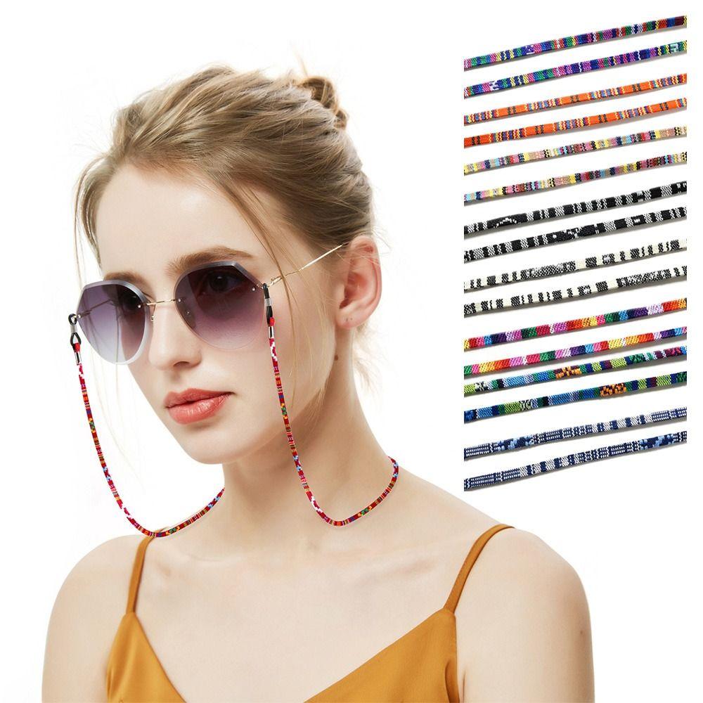3pcs Universal Glasses Chain Retro Sunglasses Lanyard Useful Glasses Necklace Glasses Accessories