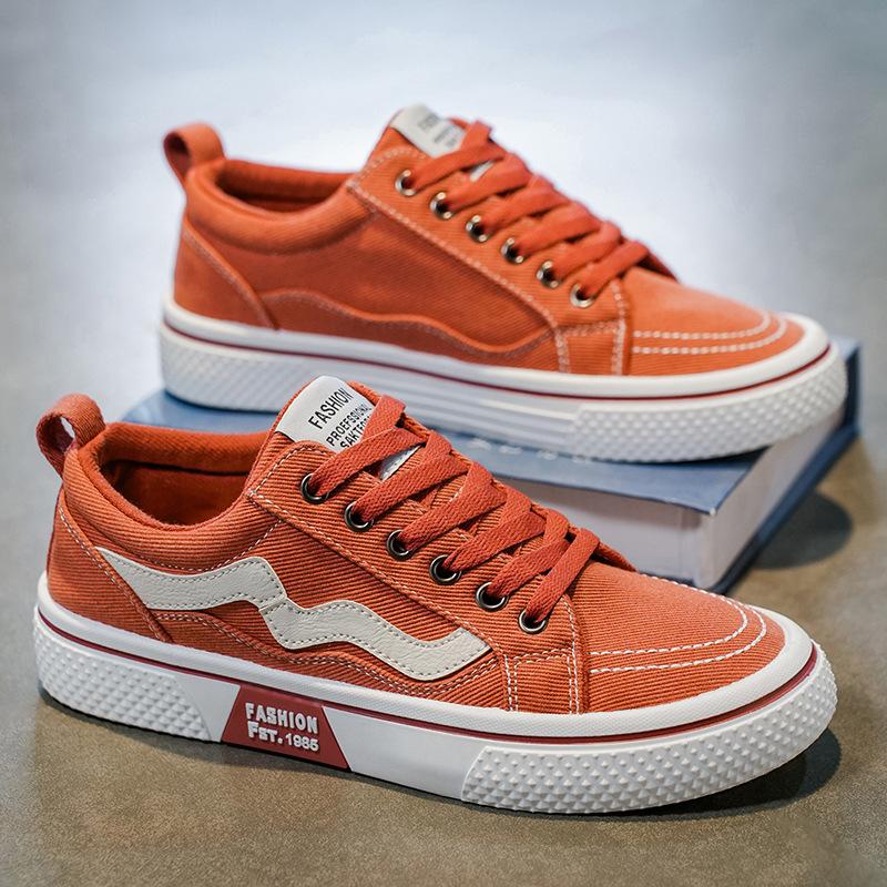 Кеды мужские 2025 новая летняя нескользящая спортивная обувь для скейтборда мужская летняя дышащая красная универсальная повседневная мужская обувь