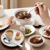 Integrated Molding Daily Dining Spoon 316 Steel Tableware Sturdy Soup Spoon  Restaurant