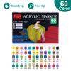Guangna Acrylic Paint Marker 12/60 Colors Extra Fine and Dots Tip Dual Head Marker Pens Manga Calligraphy Art Drawing Supplies