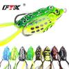 1/8 шт 15G Лягушка Приманка Шланг Пластиковая Приманка с Рыболовным Крючком Искусственный Глаз 3D