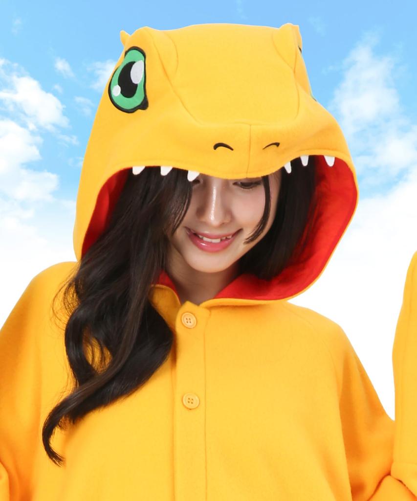 [SAZAC] Character Fleece Kigurumi Digital Monster Agumon