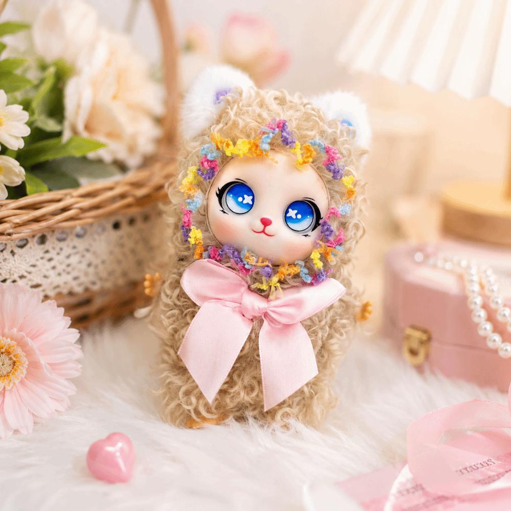Hanging Ornaments Plush Doll Pendant Fluffy Bag Charm Fashion Bear Keychain Bag Key Decor