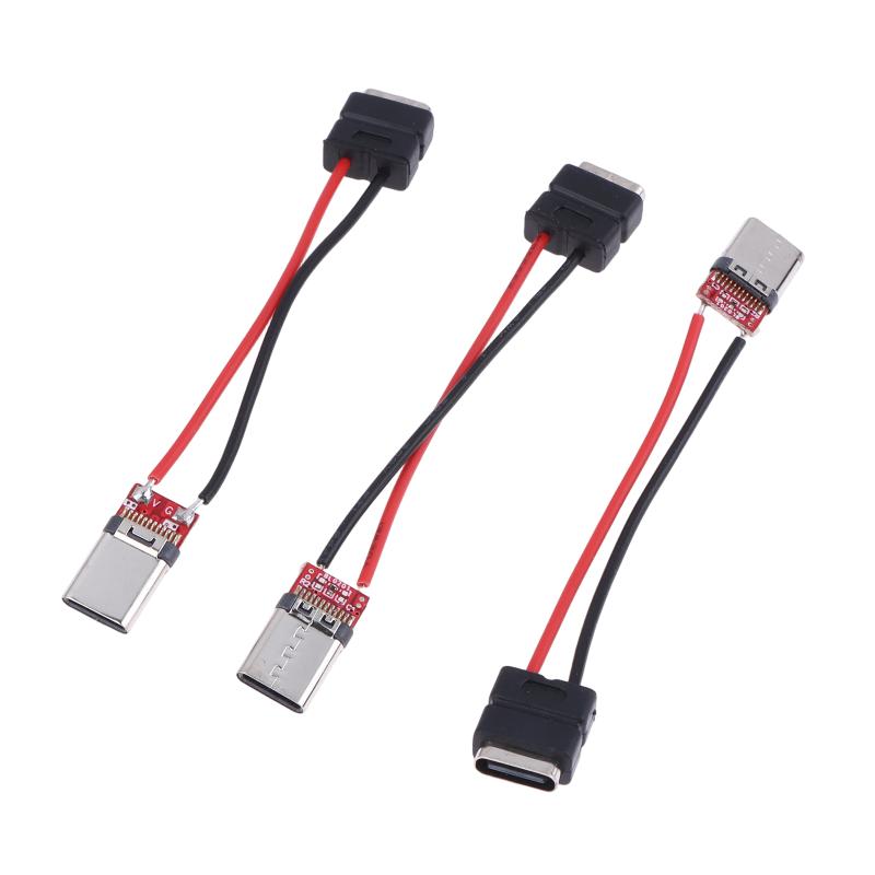 1/3 шт. 3A 5V USB-розетка типа C и USB-розетка типа A с разъемом для кабеля