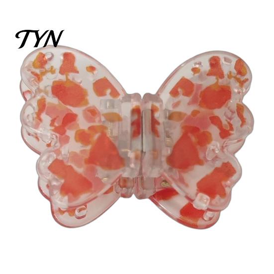 Versatile Hair Ornaments Magnetic Clips for Women Girls, Butterfly Shape Strong Hold Non Slip Fashionable Daily Styling Claw Clips, Seamless