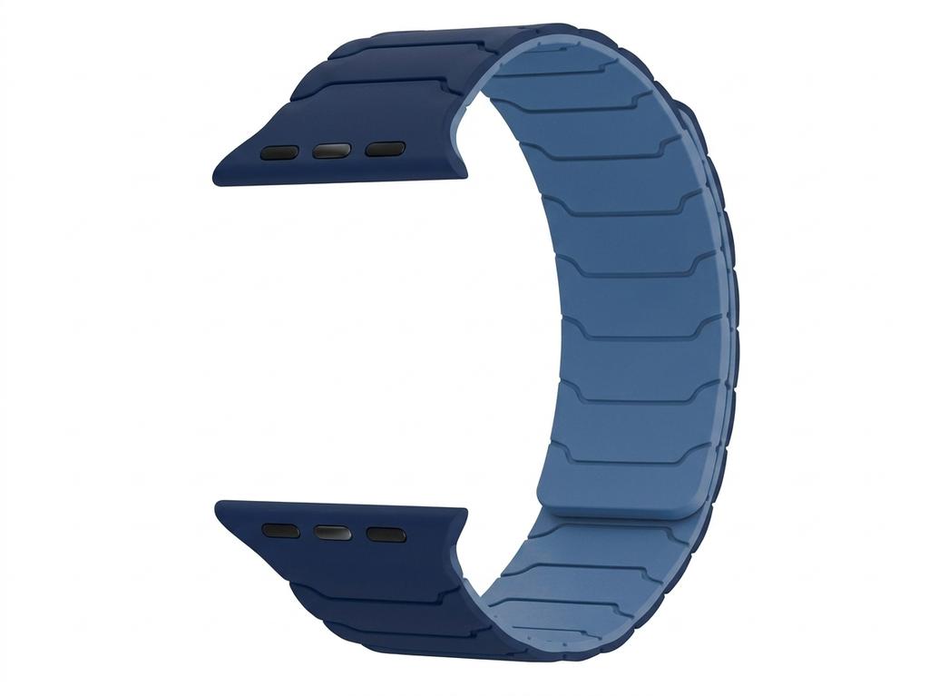 New GlacierX Silicone Magnetic ExoStripe Cornflower Blue Smartwatch Strap for Apple Watch 38/40/41mm Blue