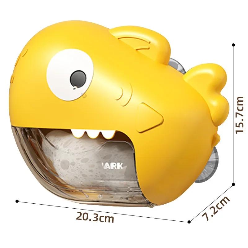 Электрический летний надувной бассейн, пеногенератор, музыкальная машина для мыльных пузырей для детей, пузырьковый динозавр, присоска, подвесные игрушки для ванны