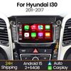 7-дюймовая автомагнитола для Hyundai I30 Elantra GT 2011-2017 Carplay Android Auto Экран Мультимедийный плеер GPS-навигация RDS FM Авторадио