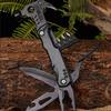 Outdoor Portable Multi-functional Pliers Hammer, Stainless Steel Horn Hammer, Camping Carpenter Installation Emergency Tool Hammer.