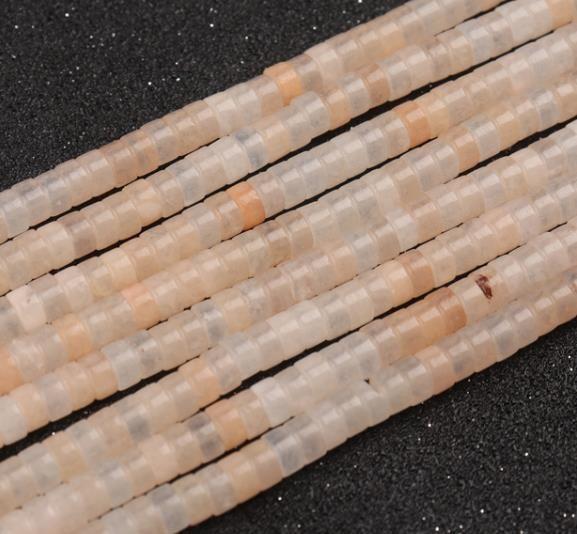 1strand 4/6/8/10mm Natural Stone Flat Beads Druzy Quartz Crystal Loose Spacer DIY Bracelet Necklace Fashion Jewelry