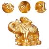 Animal Sculpture In The Shape of A Frog On An Elephant, Table Centerpiece for Indoor Use