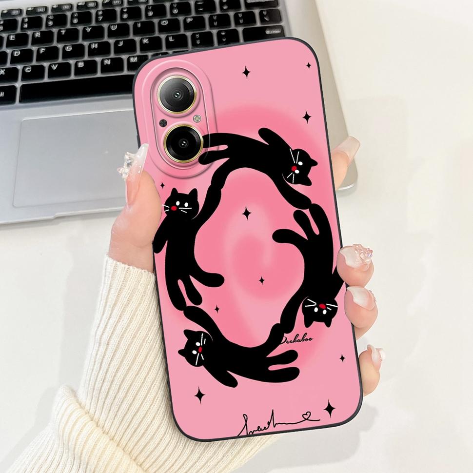 Для Realme C67 4G Чехол Популярный Расписной Чехол Мягкий Силиконовый Чехол для Телефона Для Realme 12 Lite 12Lite C 67 C67 4G RMX3890 Задняя Крышка