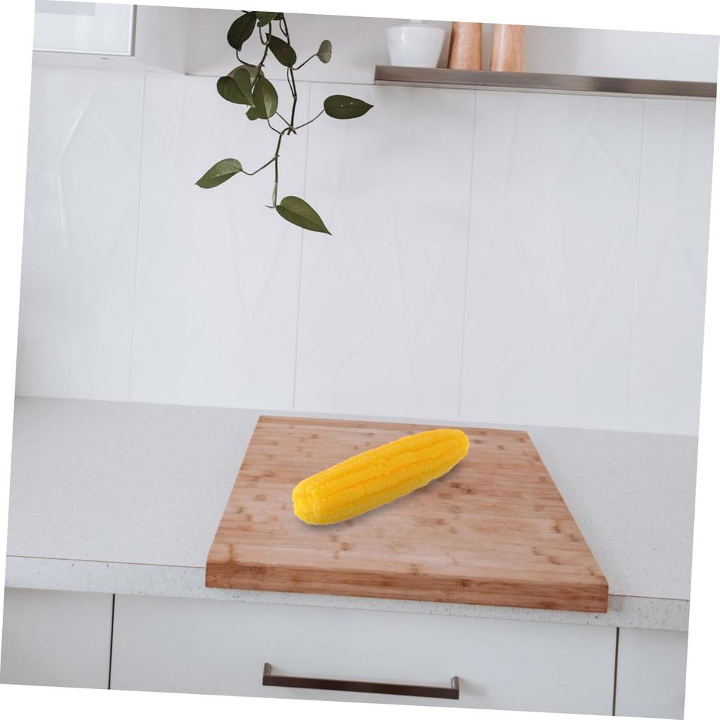 Garneck Имитация кукурузы Искусственные растения Осенние украшения для дома Водный стол Декоративный Реалистичный Овощ Искусственный овощ Поддельное украшение ПВХ