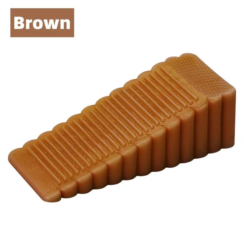 Safety Silicone Door Stop Block Wedge Home Offi Rear Retainer Anti collision Floor Wall Protector Heavy Duty