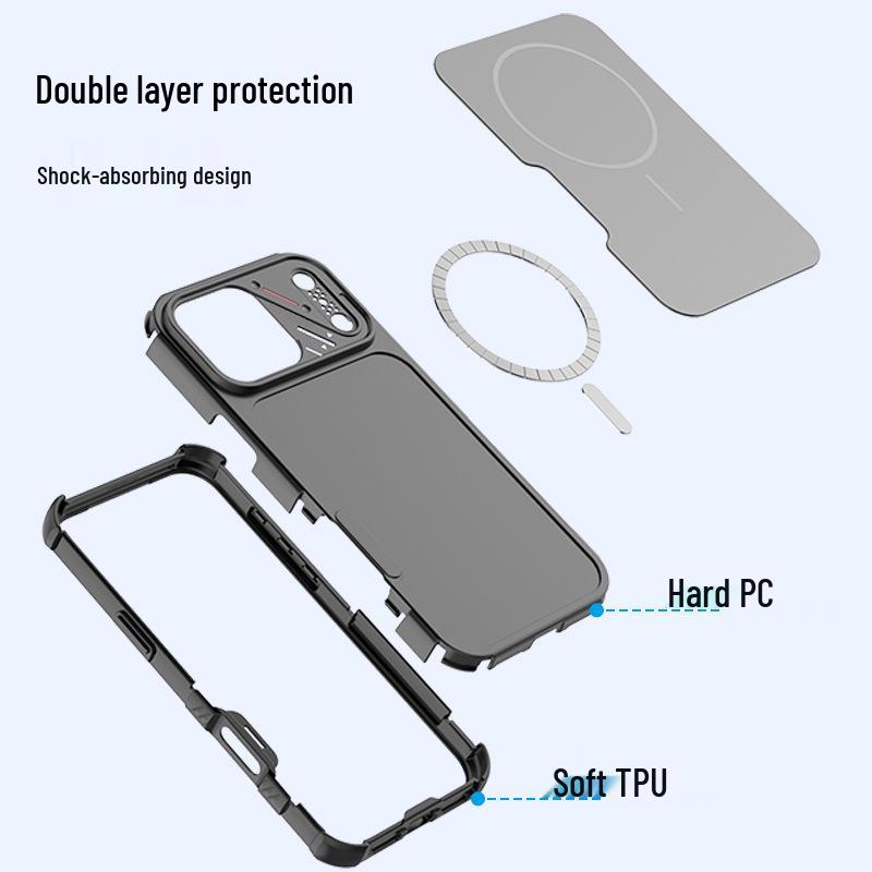Магнитный противоударный чехол для телефона для iPhone 13-17 Pro Max